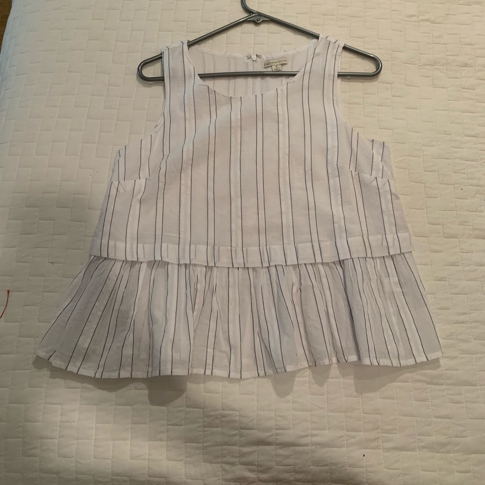 Cato peplum top size: small